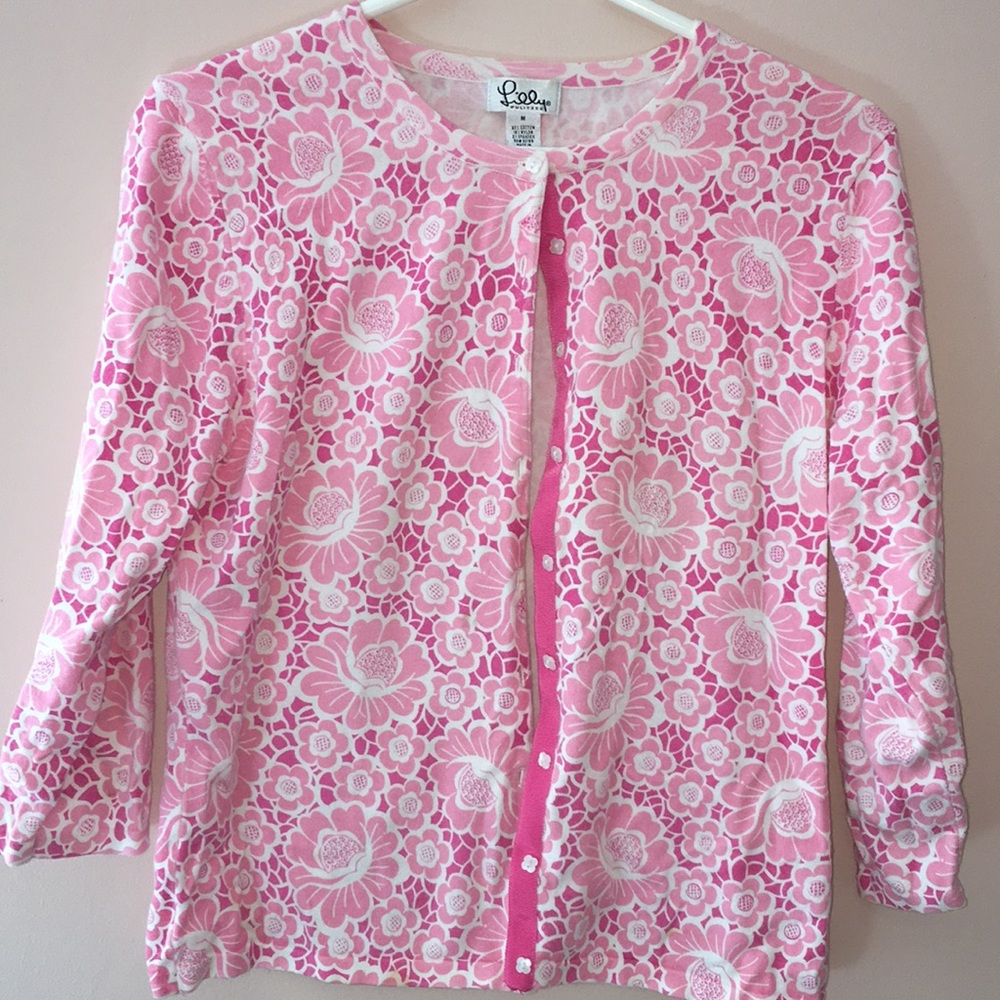 Pink Lilly Pulitzer sweater size M